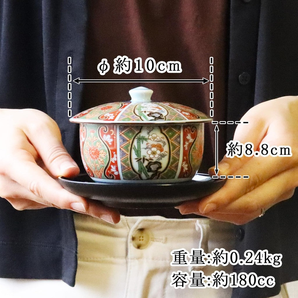 【made in japan】
Yuki Romance Kyo-Imari Style Luxurious Arita Ware Japanese Ceramic Tea Cup Set "Nishiki" – Exquisite Handmade Design, High-Quality Authentic Japanese Craftsmanship.