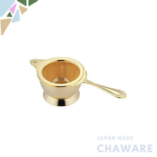 【made in japan】
Takakuwa Metal NUBLE Tea Strainer - Gold Plated Elegant Tea Infuser for Perfectly Brewed Loose Leaf Tea
