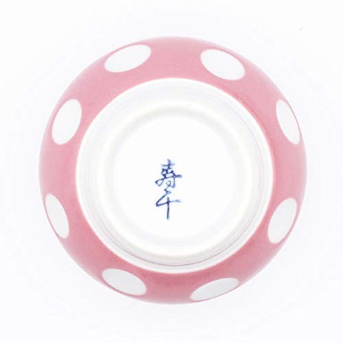 【made in japan】
Yoshida Ware Fuku Sen Kiln Gyokusen Tea Cup, Polka Dot Pink, 8×6cm, 140ml Capacity, Microwave and Dishwasher Safe, Made in Japan, Perfect for Tea Lovers, Item 03970.