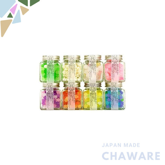 Aoki Kouetsudo Kinpeito Gift Box - 8 Color Rainbow Set: Nanohana, Sakurasou, Momiji, Fuji, Wasurenagusa, Suzuran, Natura