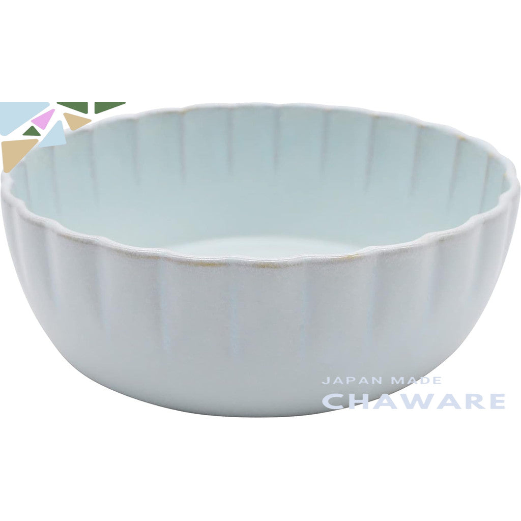 aito Seisakusho "Hana" 390ml Seto Porcelain Bowl — Microwave & Dishwasher Safe, Made in Japan