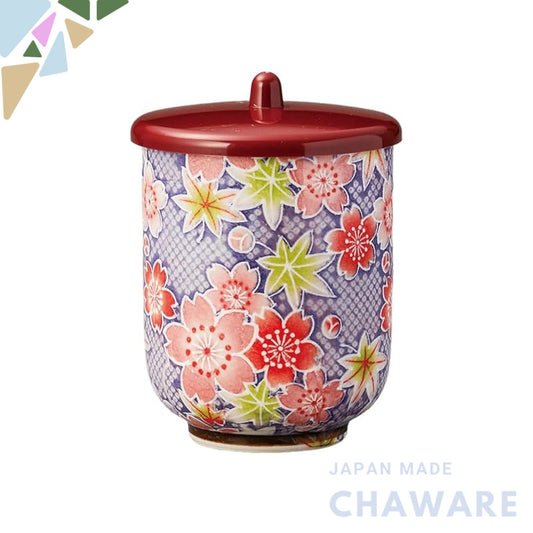 【made in japan】
Ale-net Ceramic Tea Cup Set with Lid, Sencha Bowl, and Chawan - Microwave and Dishwasher Safe, Mino Ware