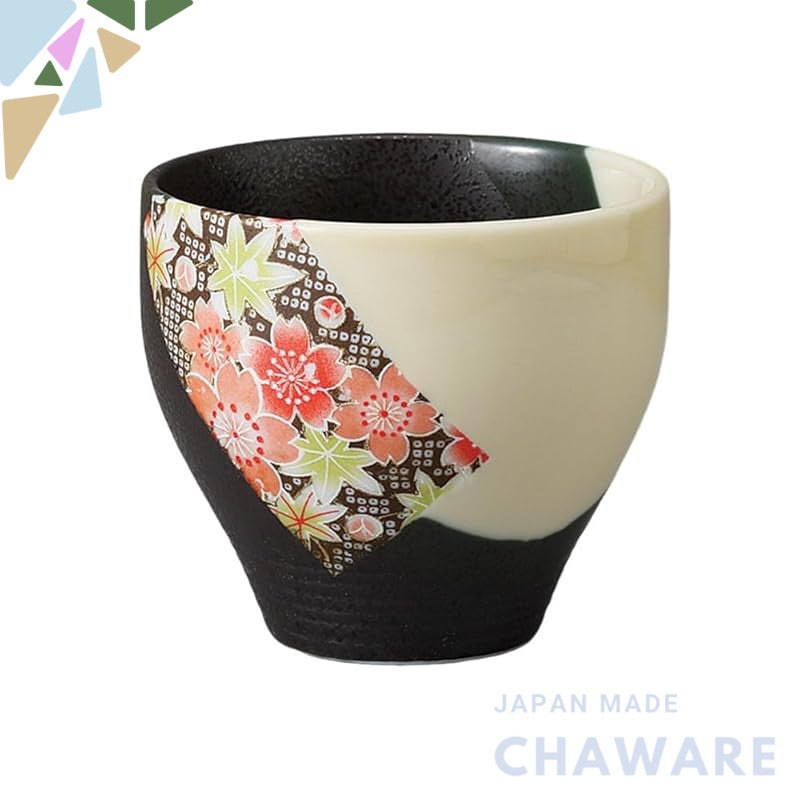 【made in japan】
Ale-net 9.8×8.6cm White Yuzen Cafe Bowl, 360cc Matcha Bowl, Perfect for Tea, Mino Ware, Made in Japan, I