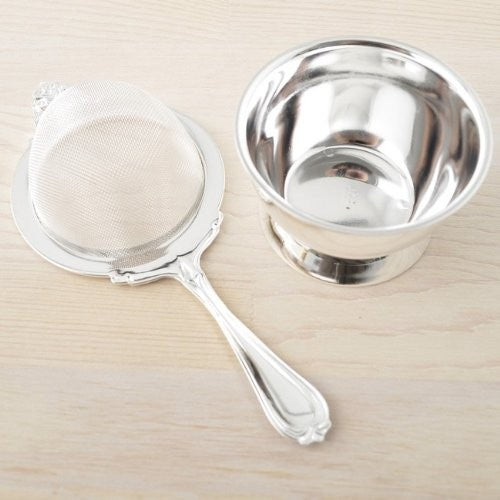 【made in japan】
Takakuwa Metal Nooble Tea Strainer in Silver – Perfect for Brewing Fresh Tea with Style and Precision
