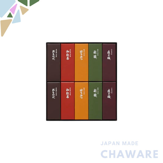 Toraya Small-Sized Yokan Traditional Japanese Sweet, Pack of 10 - Delightful Morsels of Rich, Smooth Texture and Authent