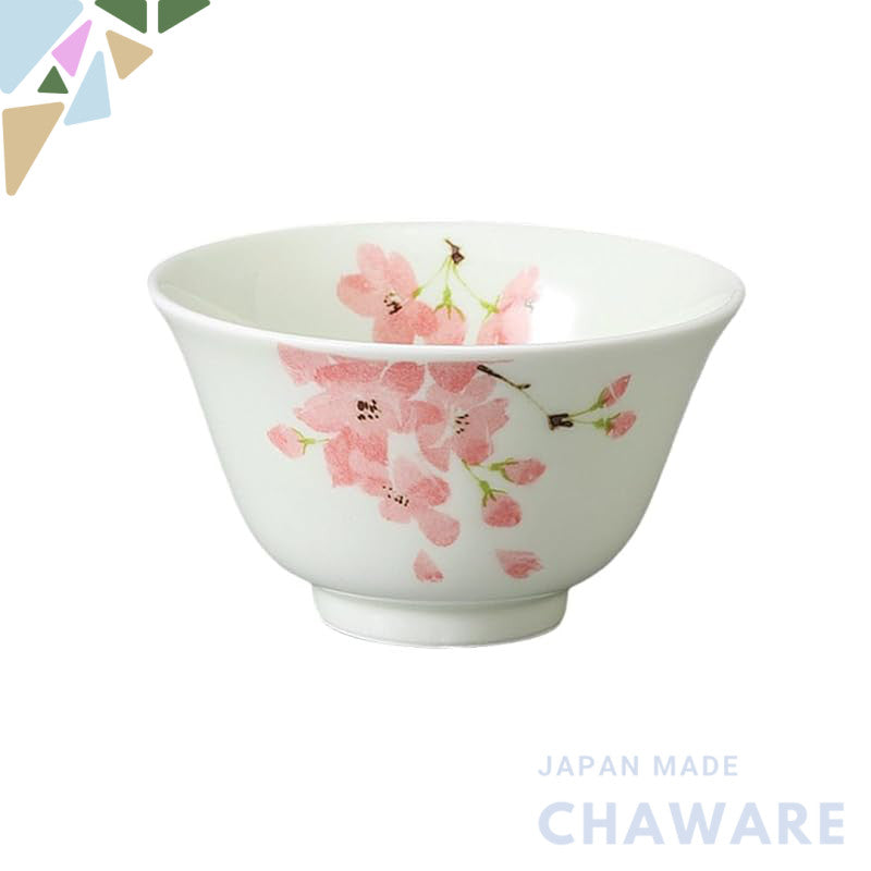 【made in japan】
Ale-net Japanese Tea Cup, Sencha Bowl, 9.5x5.7cm, 160cc, Red Floral Design, Dishwasher and Microwave Saf