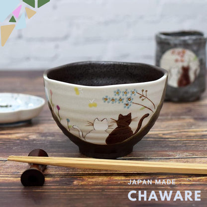 【made in japan】
Kutani Porcelain Small Rice Bowl "Hidamari" - Japanese Ceramic Tableware, Authentic Japanese-Made Donbur