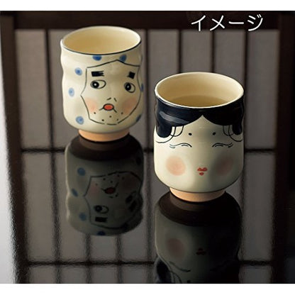 【made in japan】
Minoyaki Sushi Tea Cup "Hyottoko" W20261 - Traditional Japanese ceramic, perfect for enjoying sushi and tea. Ideal for collectors and home dining.
