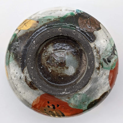 【made in Japan】
Mino Ware Wada Ichiro Matcha Bowl, Kutsugata Tea Bowl, Yunomi, 11×10cm, Kutsugata Gold-Glazed Camellia, Made in Japan, Model 105-0044. Perfect for tea ceremonies and traditional Japanese tea experiences.