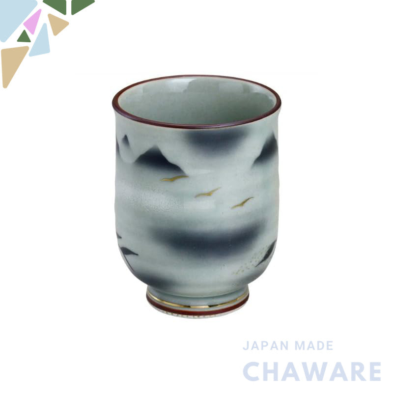【made in japan】
Ranchant Large Japanese Tea Cup in Gray - Diameter 6.5cm x Height 8.3cm, Rustic Arita-yaki Ceramics, Mad