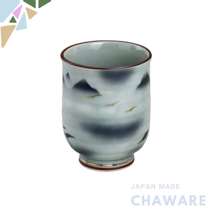 【made in japan】
Ranchant Large Japanese Tea Cup in Gray - Diameter 6.5cm x Height 8.3cm, Rustic Arita-yaki Ceramics, Mad