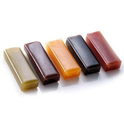 Gift Set of Traditional Japanese Sweets - Wagashi Including Yokan from Ginza Senbikiya, Delicately Crafted Fruit Yokan from Ginza Patisserie. Ideal for Treats!chaware