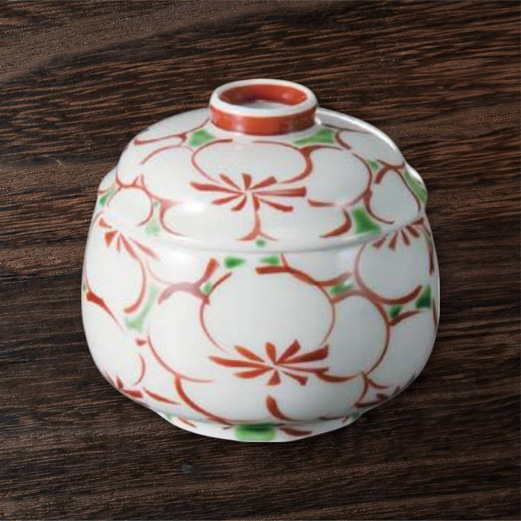 【made in japan】
Takumi Bifuu Arita-Yaki Chawanmushi Dish Tenpyou Steaming Bowl with Hanakae Design - Made in Japan. Perfect for enjoying traditional Japanese steamed egg custard!