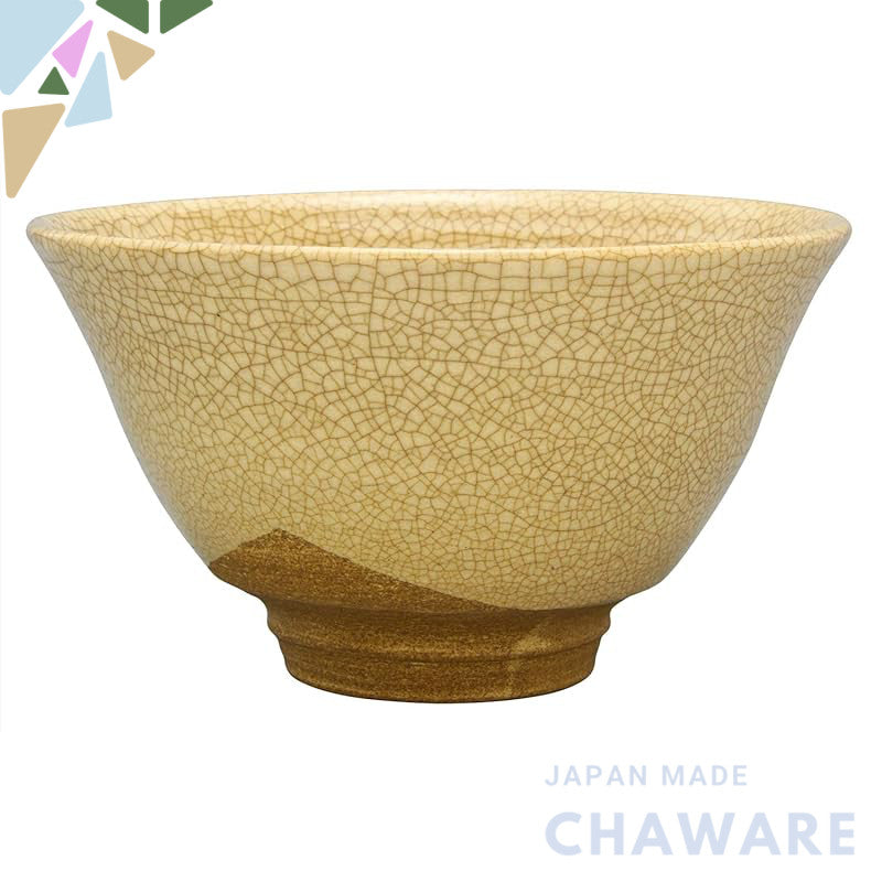 【made in japan】
Seto-Yaki "Miyoshi Gosan" Matcha Bowl, 14cm Diameter x 8cm Height, Porcelain Pottery, Made in Japan, Tra