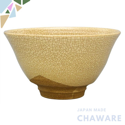 【made in japan】
Seto-Yaki "Miyoshi Gosan" Matcha Bowl, 14cm Diameter x 8cm Height, Porcelain Pottery, Made in Japan, Tra