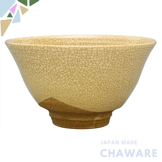 【made in japan】
Seto-Yaki "Miyoshi Gosan" Matcha Bowl, 14cm Diameter x 8cm Height, Porcelain Pottery, Made in Japan, Tra