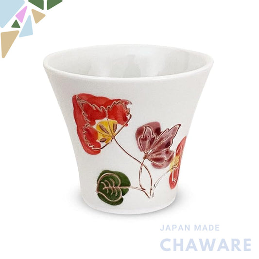 【made in japan】
J-kitchens Kunsan Kiln Cup (Yunomi) Hasami Ware, Japanese Made, 130cc Aihana - Elegant Design for Tea Lo
