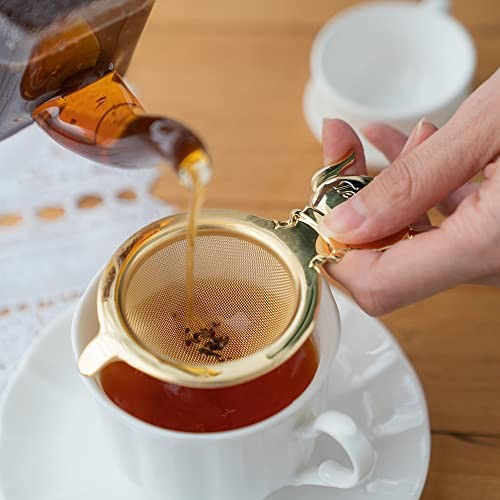 【made in japan】
Gold Tea Time Tea Strainer Set - Enhance your tea experience with this elegant 018220 tea strainer and set, perfect for brewing and serving tea. Ideal for tea lovers!