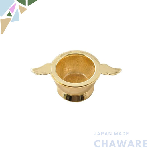 【made in japan】
Takakawa Metal Angel Tea Strainer - Gold Color Kitchen Tool for Perfectly Brewing Your Favorite Teas
