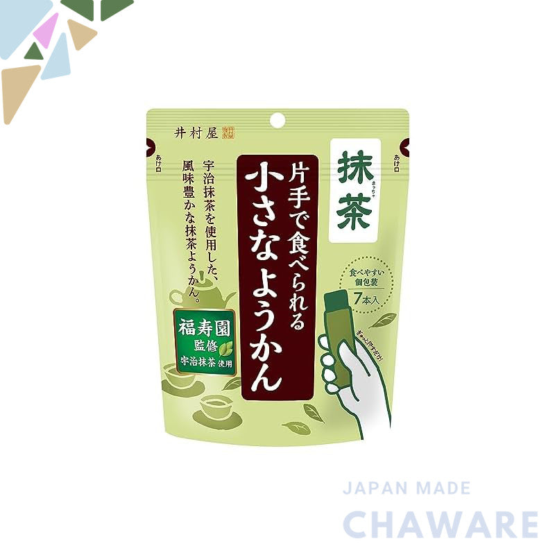 Imuraya Matcha Mini Yokan - Conveniently Packaged Small Jelly Dessert for One-Handed Eating, 7 Pieceschaware
