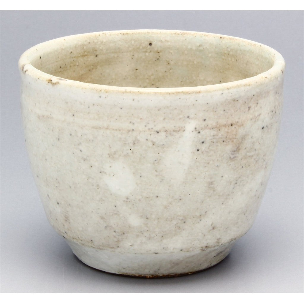 【made in japan】
Mino Ware "Ono Shigeho" Waist-turned Teacup, 180ml Capacity, Made in Japan, Stoneware Tea Cup, Rustic Powder-Glazed Finish, 134-0007