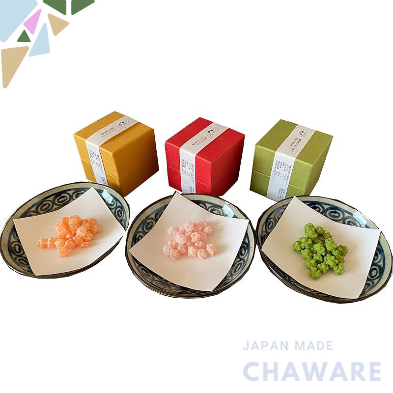 Iroha Traditional Japanese Candy: Assorted Konpeito Set (4 Flavors)chaware
