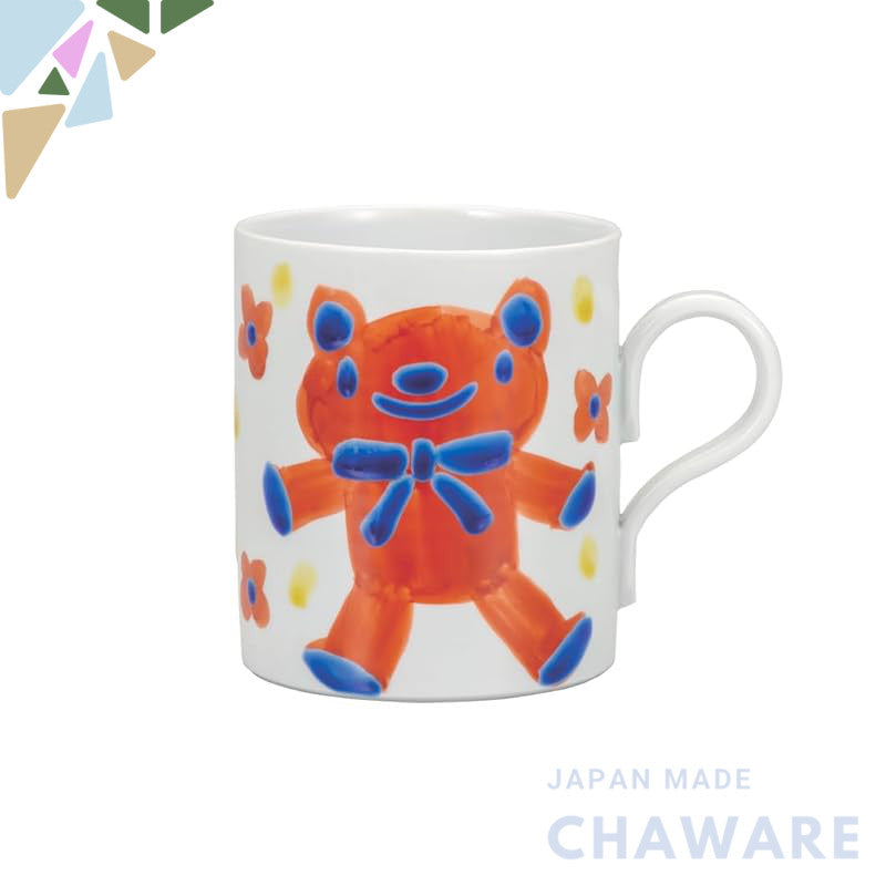 Kutani Ceramic Iwataya Bear Design Mug by Naomi Murata - K8-878, Perfect for Coffee or Tea Lovers and Collectorschaware

