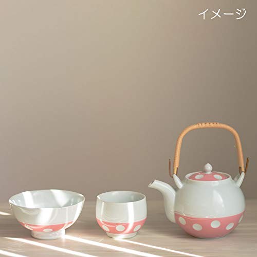 【made in japan】
Yoshida Ware Fuku Sen Kiln Gyokusen Tea Cup, Polka Dot Pink, 8×6cm, 140ml Capacity, Microwave and Dishwasher Safe, Made in Japan, Perfect for Tea Lovers, Item 03970.