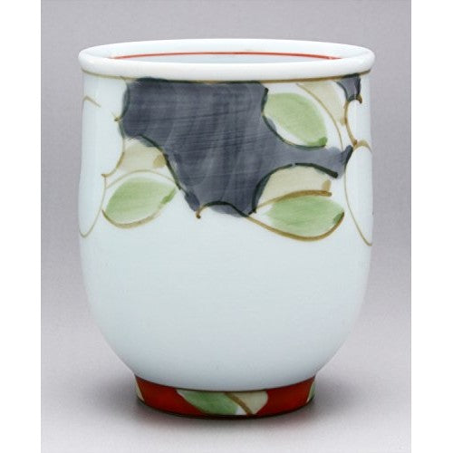 【made in japan】
Hasami-yaki Sen-uemon Pottery Colorful Camellia Tea Cup in Red – Beautifully crafted traditional Japanese clayware, perfect for enjoying tea with elegance.