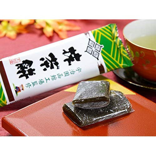 Tengu-do Uji Matcha Mochi - 1 Stick × 12 Bags, Authentic Japanese Snack with Rich Matcha Flavor, Perfect for Tea Time and Dessert Delights. Enjoy the Traditional Taste of Kyoto! (matcha)