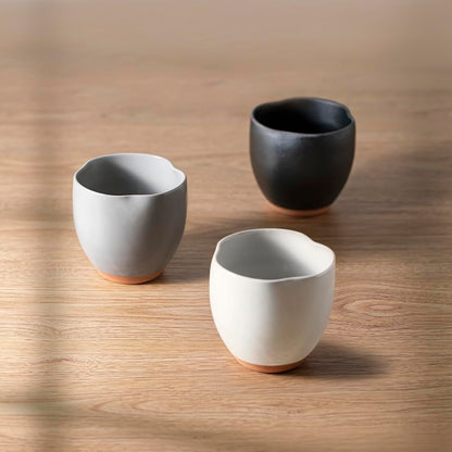 【made in japan】
&NE Mino Ware Red Clay 3 Peko Cup Hare and Ke Mouse Approximate Capacity 230ml Teacup Made in Japan Pottery Teacup NAW-331-GY