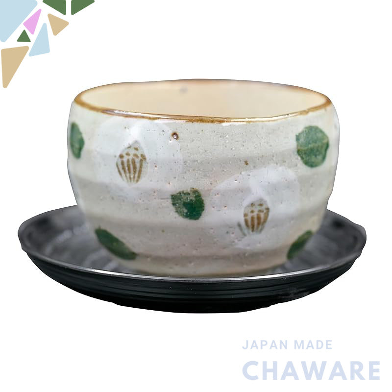 【made in japan】
Mino Ware Matcha Tea Bowl and Mug Set, Ceramic, 9.5 cm Diameter x 7 cm Height, 250 ml Capacity, Microwav