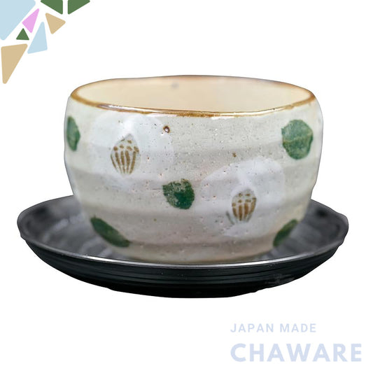 【made in japan】
Mino Ware Matcha Tea Bowl and Mug Set, Ceramic, 9.5 cm Diameter x 7 cm Height, 250 ml Capacity, Microwav