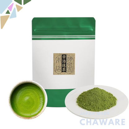 Seisenen Premium Uji Matcha 40g - Authentic Japanese Green Tea Powder from Uji, Kyoto. Perfect for high-end desserts, wh