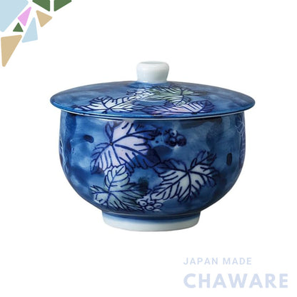 【made in japan】
Ale-net Ceramic Tea Cup Set with Lid, Matcha Bowl, Yamagudou Style, Dishwasher and Microwave Safe, Mino 