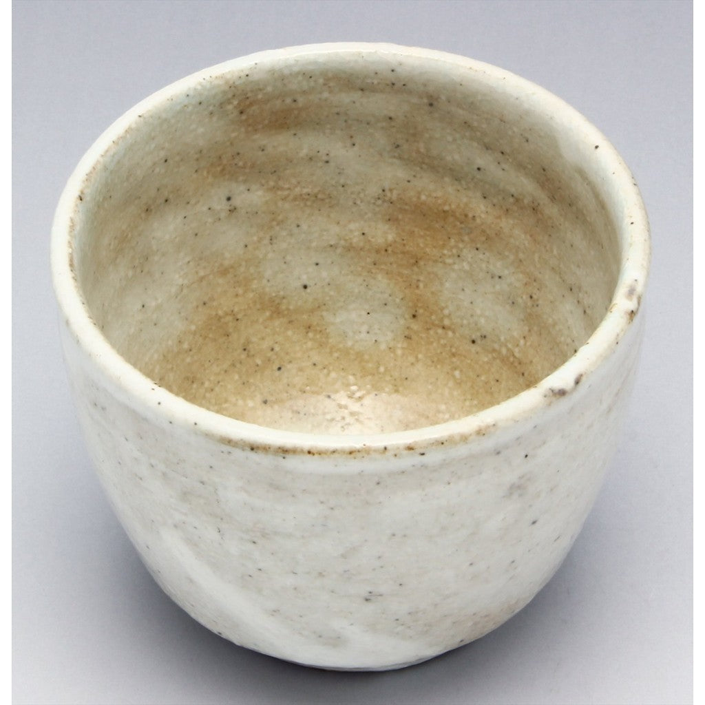 【made in japan】
Mino Ware "Ono Shigeho" Waist-turned Teacup, 180ml Capacity, Made in Japan, Stoneware Tea Cup, Rustic Powder-Glazed Finish, 134-0007