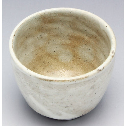 【made in japan】
Mino Ware "Ono Shigeho" Waist-turned Teacup, 180ml Capacity, Made in Japan, Stoneware Tea Cup, Rustic Powder-Glazed Finish, 134-0007