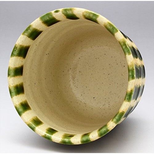 [Made in Japan] Mino Ware Takumi Komiko Lightweight and Easy-to-Hold Tea Cup, 240ml, Green, Classic Design, Japanese Craftsmanship, Perfect for Daily Use, Comfortable Grip, Product Code 540-0047