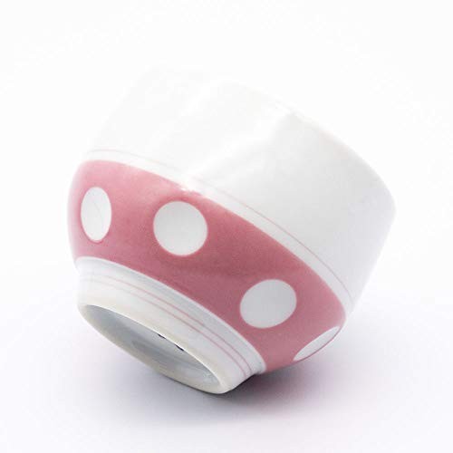【made in japan】
Yoshida Ware Fuku Sen Kiln Gyokusen Tea Cup, Polka Dot Pink, 8×6cm, 140ml Capacity, Microwave and Dishwasher Safe, Made in Japan, Perfect for Tea Lovers, Item 03970.