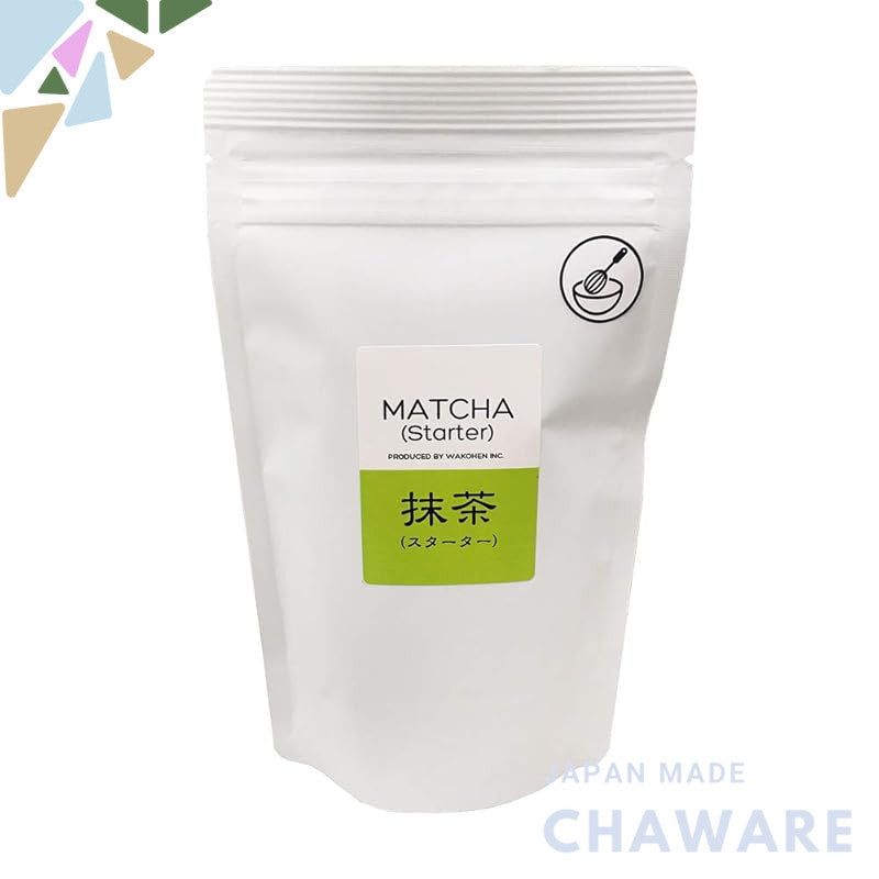 Wakoen Matcha Starter 100g | Kagoshima Powdered Green Tea | Convenient Cooking & Baking Powder | Ideal for Lattes & Dess