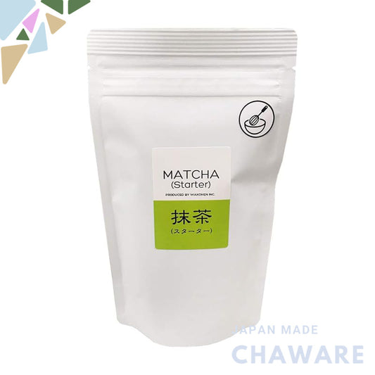 Wakoen Matcha Starter 100g | Kagoshima Powdered Green Tea | Convenient Cooking & Baking Powder | Ideal for Lattes & Dess