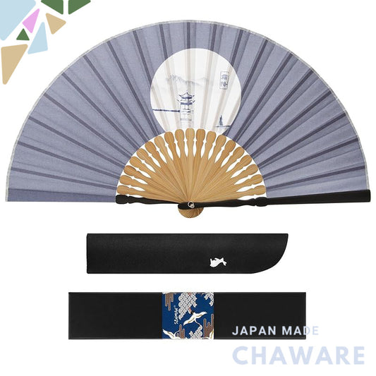[SENMAN] Premium Silk Folding Fan for Men - Elegant Gift Box Included