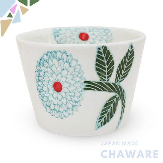 【made in japan】
J-kitchens Premium Dahlia Teacup - Hasami Porcelain, Made in Japan, Perfect for Enjoying Traditional Jap