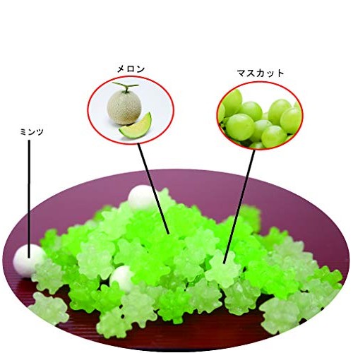 Aoki Kouetsudo Kinpeito Gift Box - 8 Color Rainbow Set: Canola Flower, Primrose, Maple, Wisteria, Forget-Me-Not, Lily of the Valley, Natural, and Sake Lees Flavor. Perfect for special occasions and gifting.