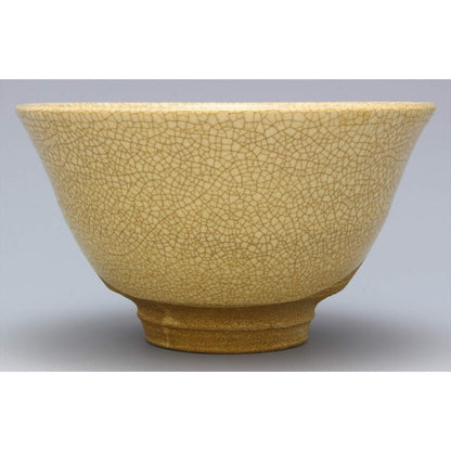 [made in japan] Seto Ware "Miyoshi Gosan" Matcha Bowl, 14cm Diameter x 8cm Height, Porcelain Pottery, Made in Japan, Traditional Craftsmanship, Perfect for Tea Ceremony and Matcha Lovers, SKU 139-0027.