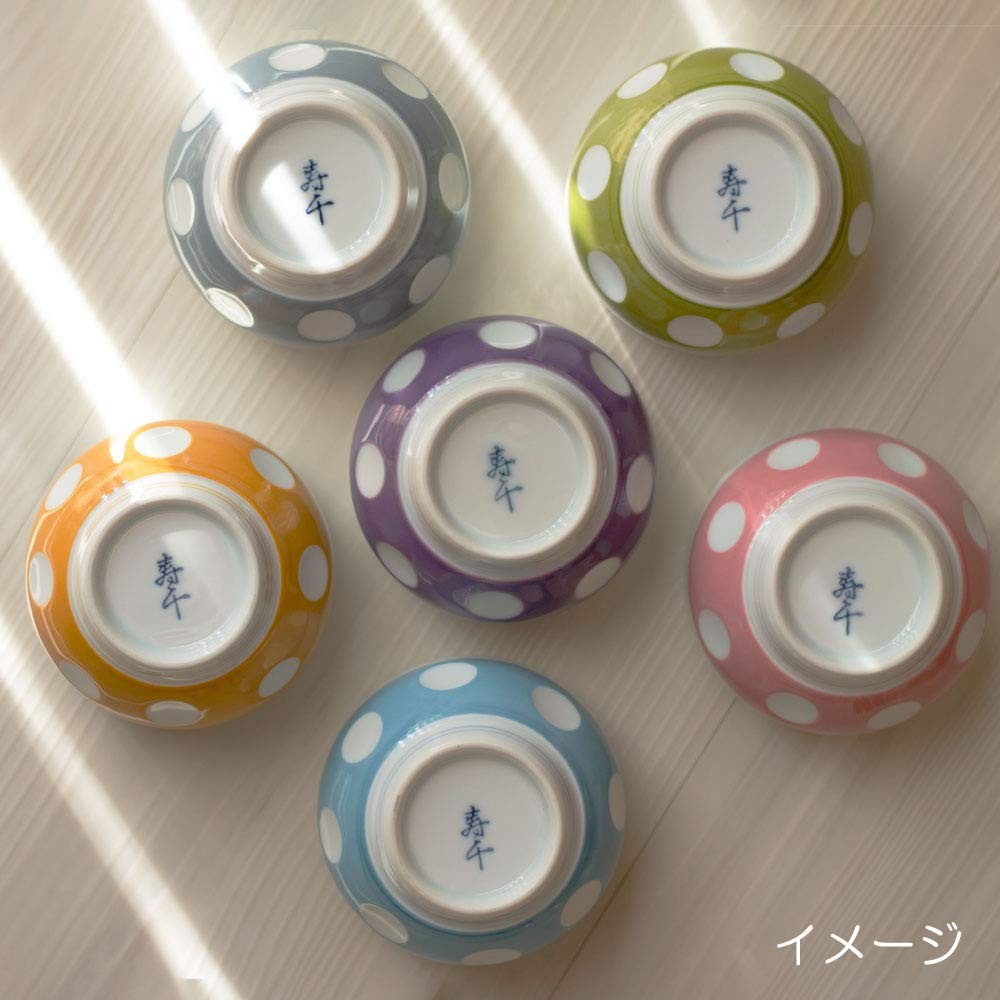 【made in japan】
Yoshida Yaki Fuku Sen Kiln Gyokusen Tea Cup, Polka Dot Design in Orange, 8x6cm, Capacity 140ml, Microwave and Dishwasher Safe, Made in Japan, Model 03972.