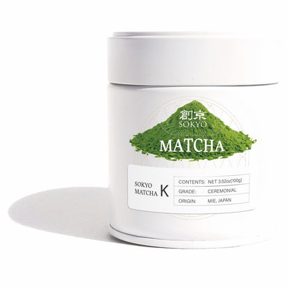 Sōkyō Ceremonial Matcha Powder - Premium Quality, 30g (1.05oz) - Perfect for Tea Ceremony and Lattes, Authentic Mie Ceremonial Matcha K. Enjoy the rich flavor and vibrant color in your beverages!chaware