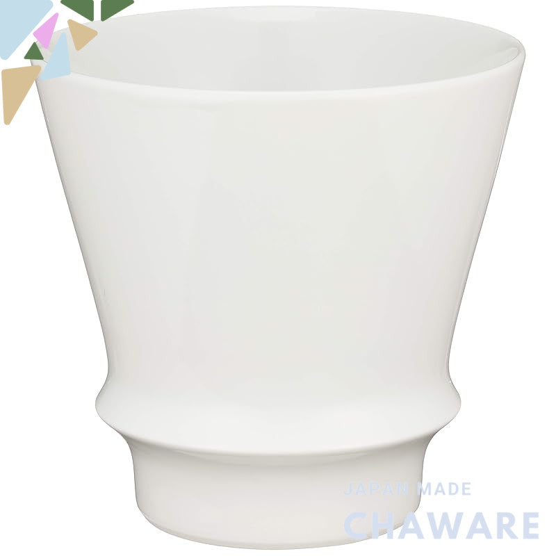 【made in japan】
Arita Pottery "Supreme Shouchu Glass" White Porcelain Tumbler, 280ml Capacity, Microwave and Dishwasher 