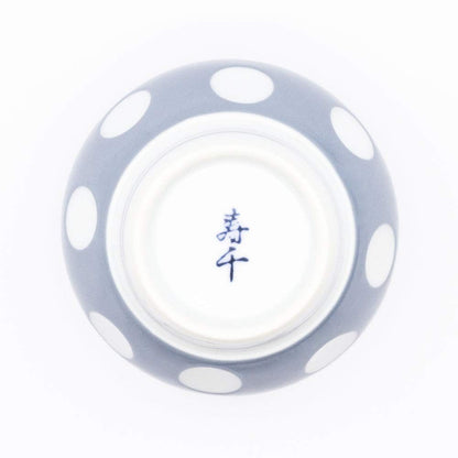 【made in japan】
Yoshida-Yaki Fukunagi Kiln Gyokusan Tea Cup, Gray Polka Dot, 8x6cm, 140ml Capacity, Microwave and Dishwasher Safe, Made in Japan, Perfect for Everyday Use and Collectors, Style No. 03974