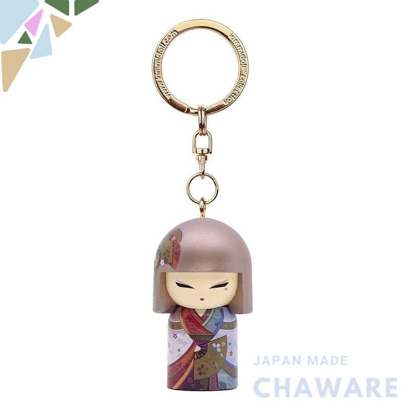Kimmidoll Keychain TGKK261 Yoko - Charming Japanese Doll Key Holder for Collectors and Gifts, Cute and Unique Accessory 